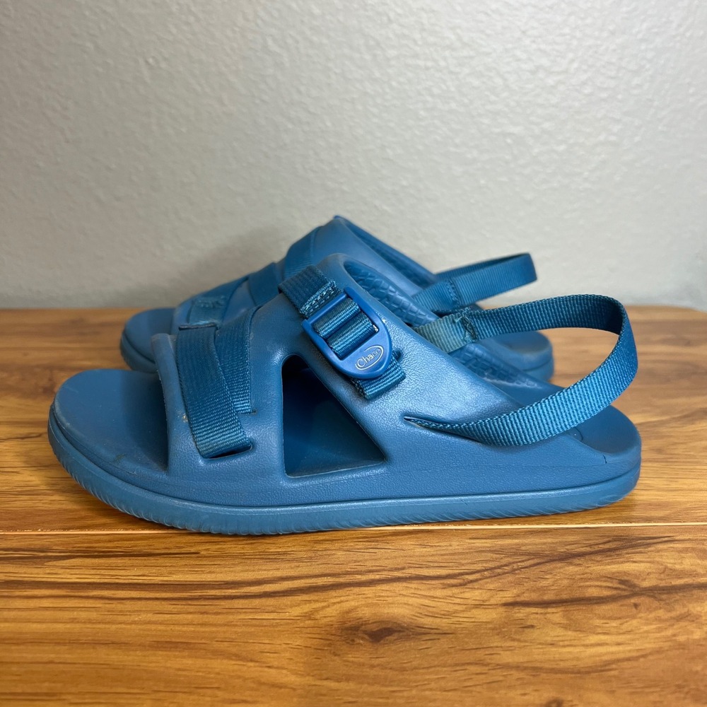 Chaco Chillos Sport Sandals Kids Size‎ 3 Ocean Blue Adjustable Strap Water Shoes